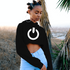 Black Folk Power logo (hoodie)